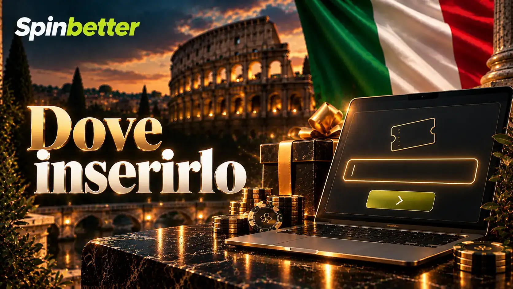 Dove inserire il codice promozionale durante la registrazione su SpinBetter