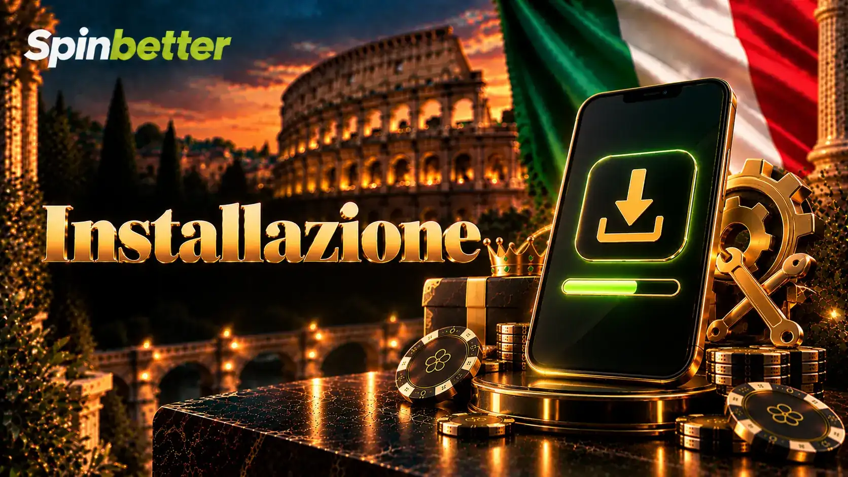 Installazione dell'app SpinBetter su Android dal file APK scaricato